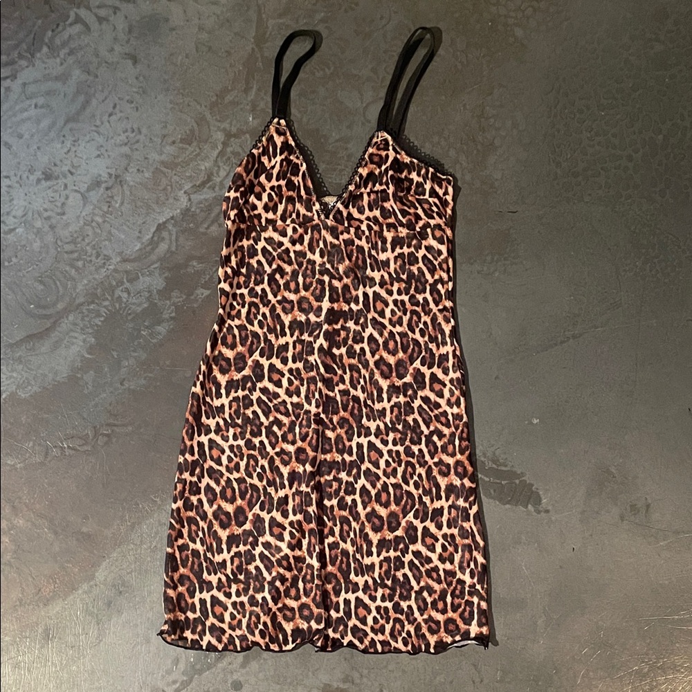 Leopard Print sleepware Dress